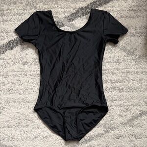 Theatricals Black Short Sleeve Bodysuit